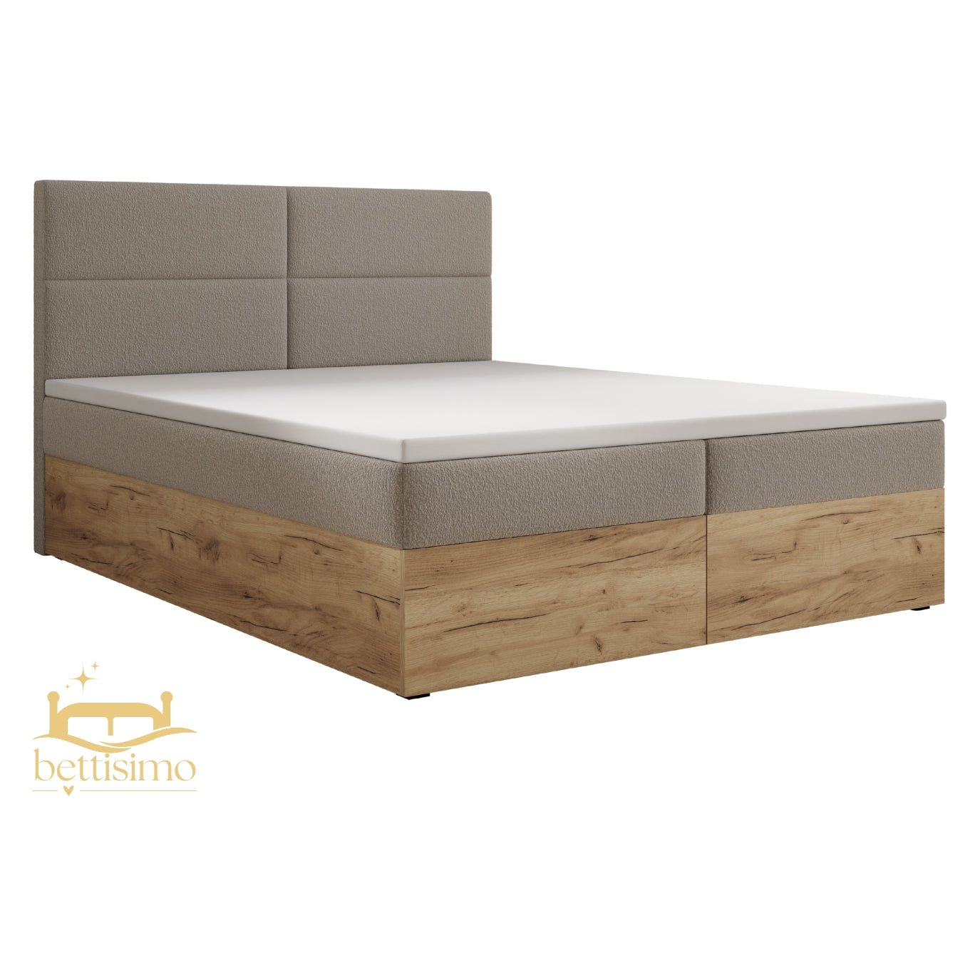 Boxspringbett NORA 140x200cm mit Matratze
