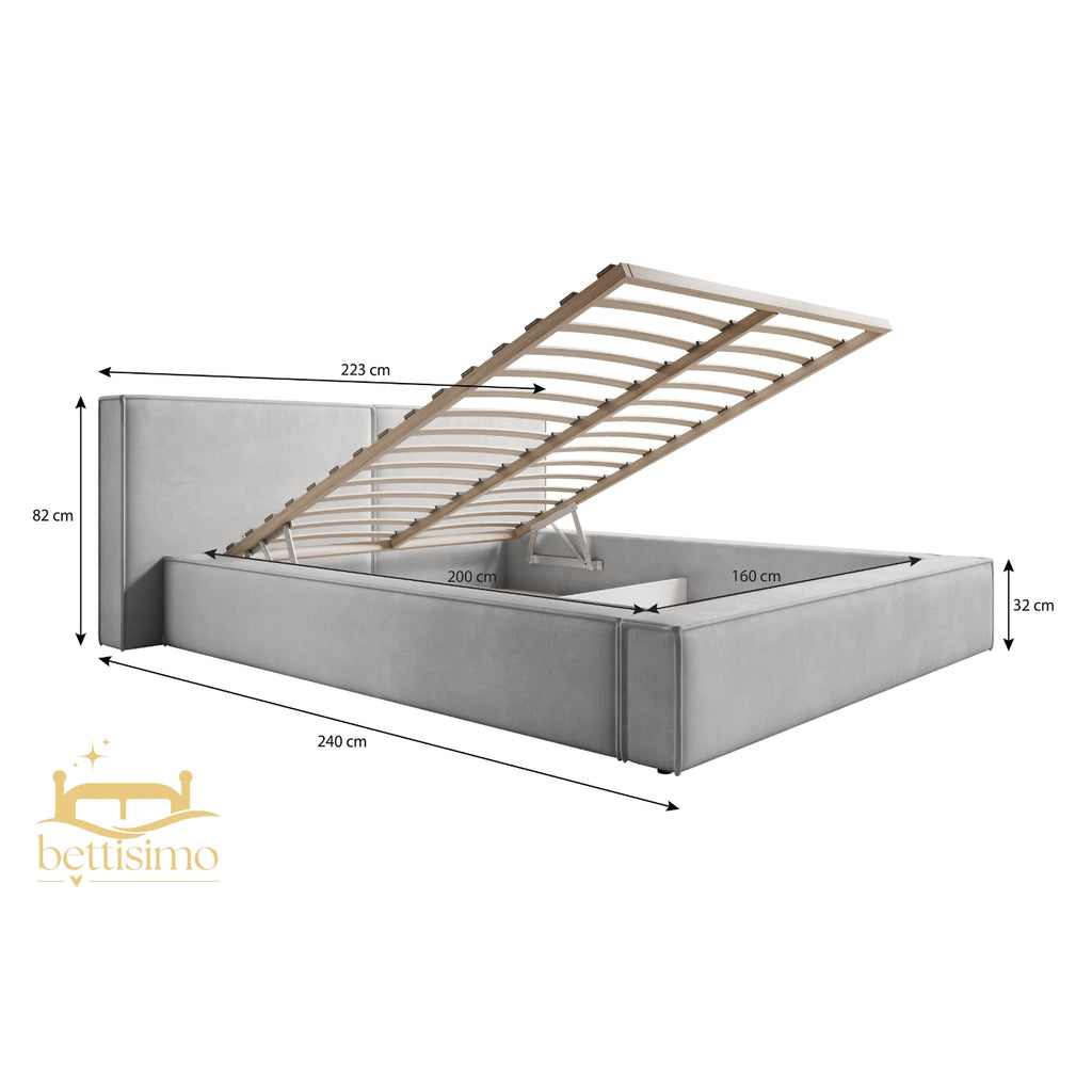 Polsterbett HUGO 140x200cm