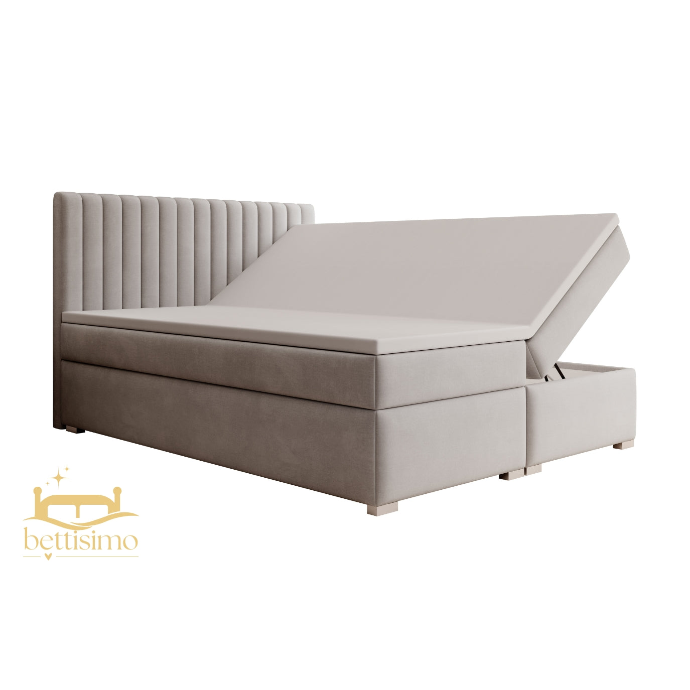 Boxspringbett MELA 140x200cm mit Matratze