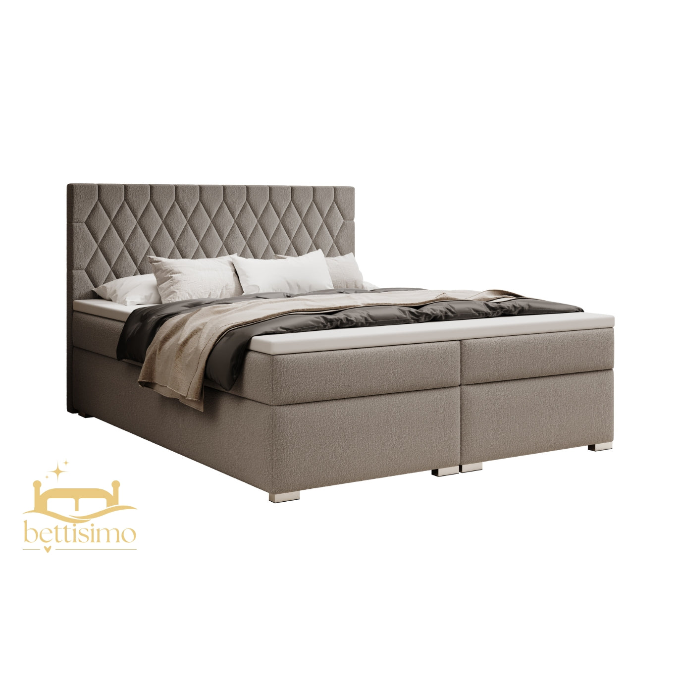 Boxspringbett GAJA 140x200cm mit Matratze