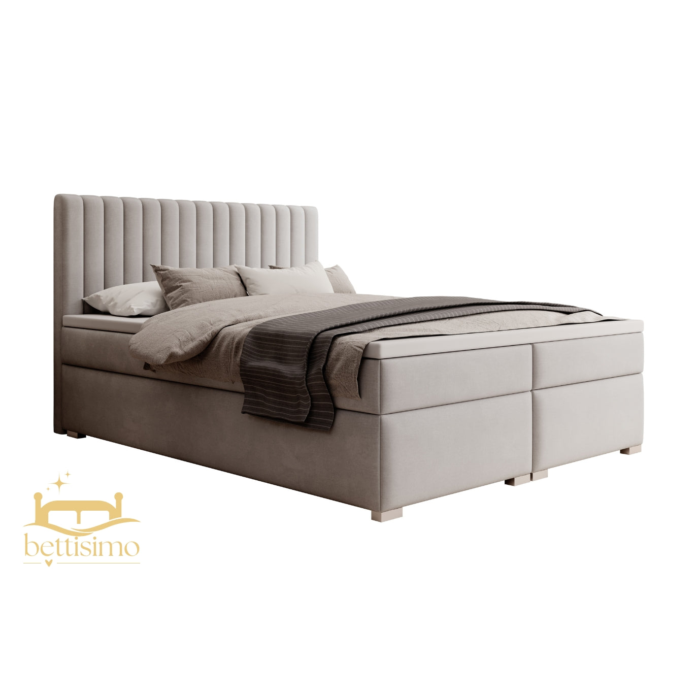 Boxspringbett MELA 140x200cm mit Matratze
