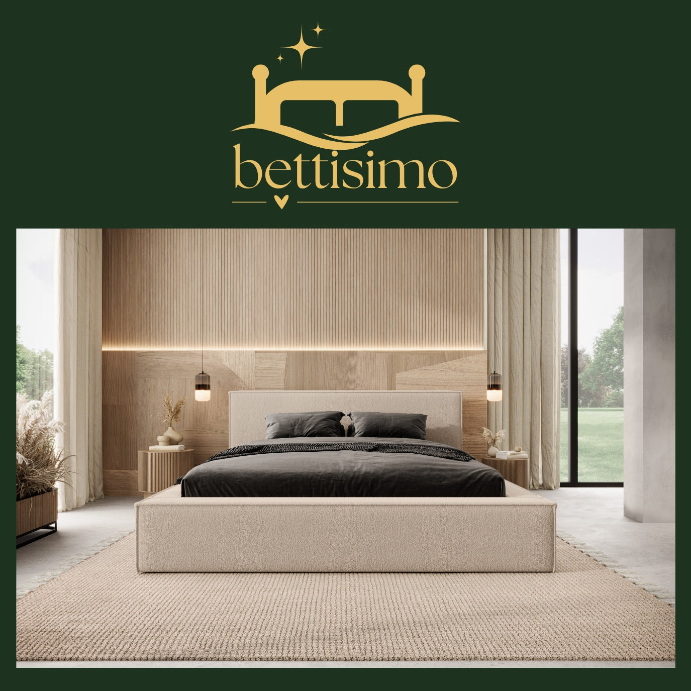 Polsterbett ARTHUR 140x200cm