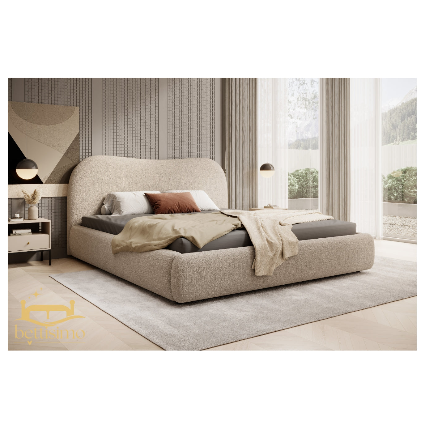 Polsterbett ROSA 140x200cm