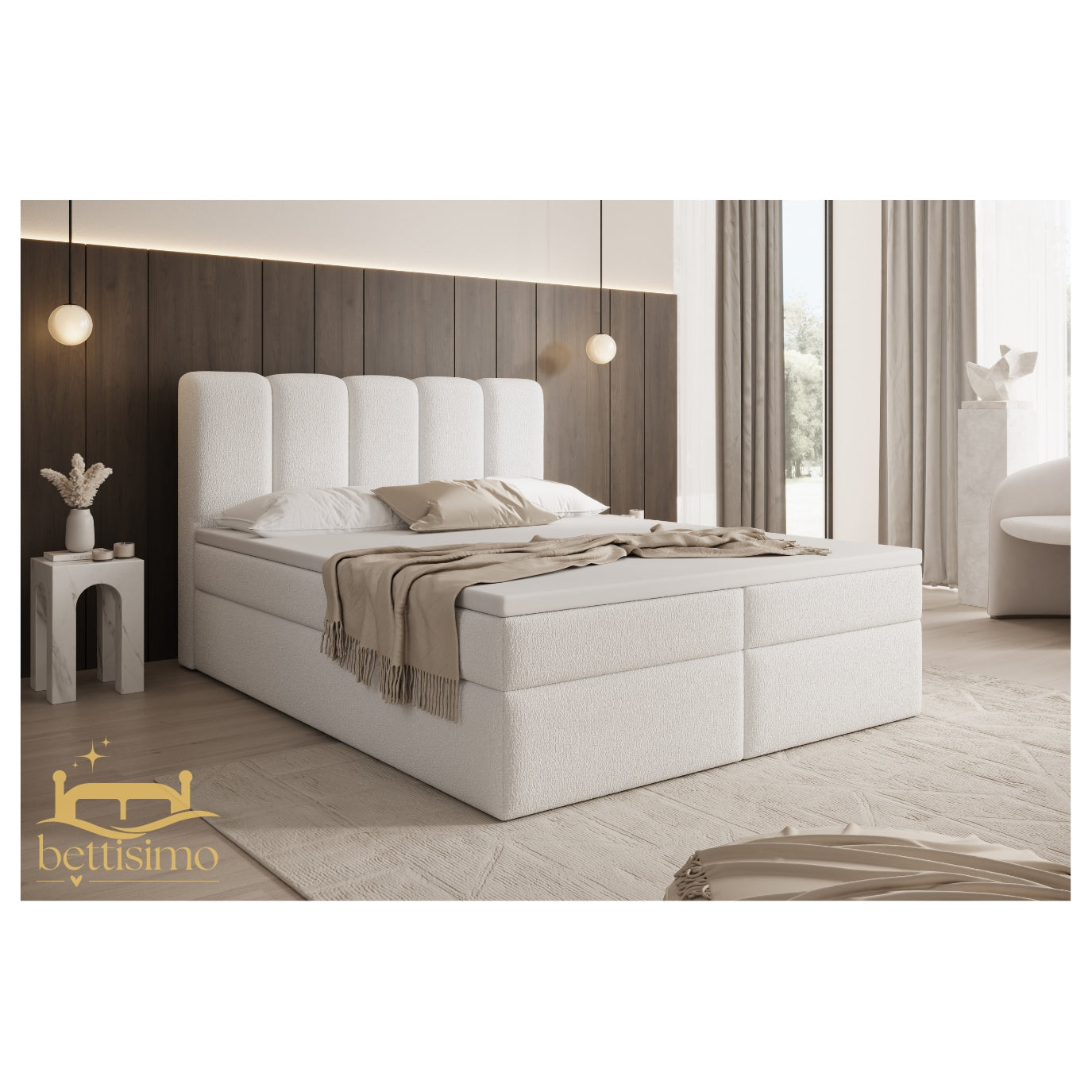 Boxspringbett LEA 140x200cm mit Matratze