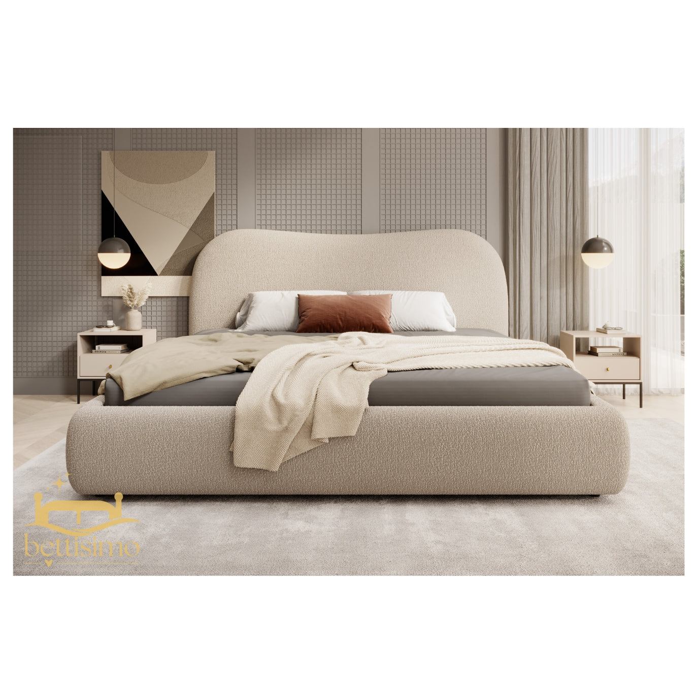 Polsterbett ROSA 140x200cm