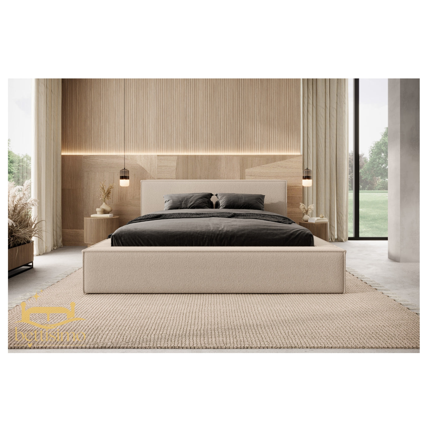 Polsterbett ARTHUR 140x200cm