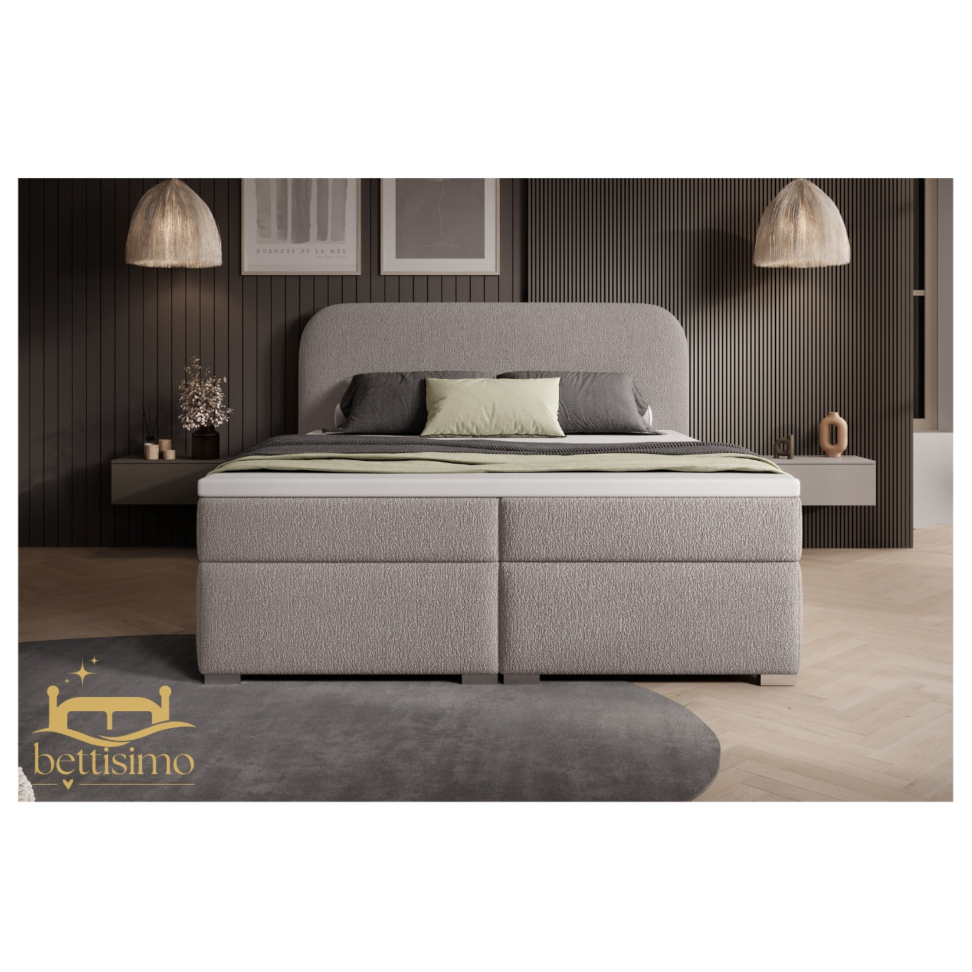 Boxspringbett GERD 140x200cm mit Matratze