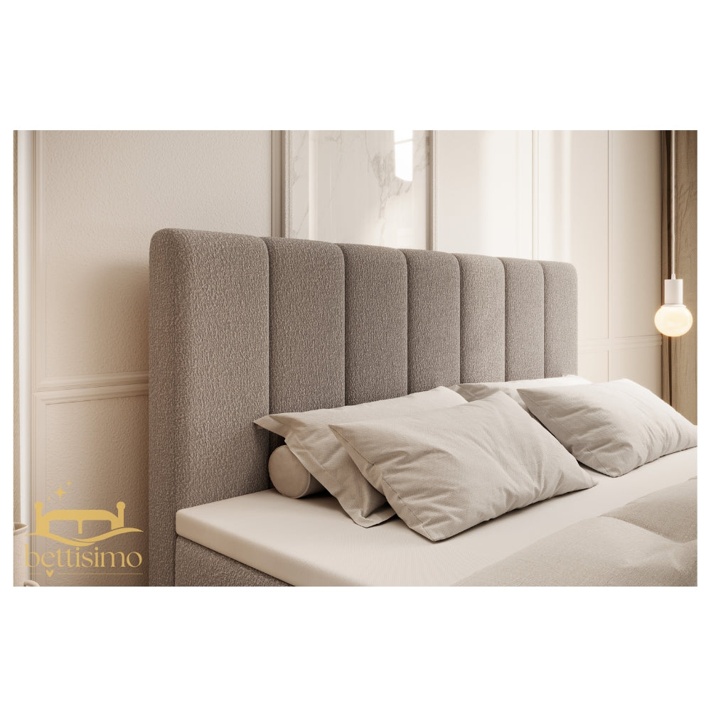 Boxspringbett CAROLINA 140x200cm mit Matratze