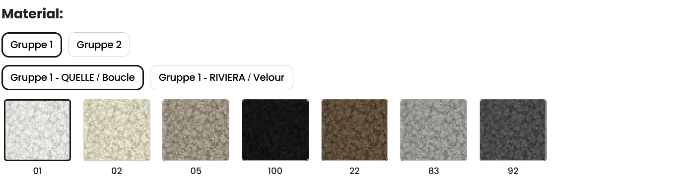 Boxspringbett CAROLINA 140x200cm mit Matratze