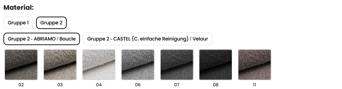 Boxspringbett CAROLINA 140x200cm mit Matratze