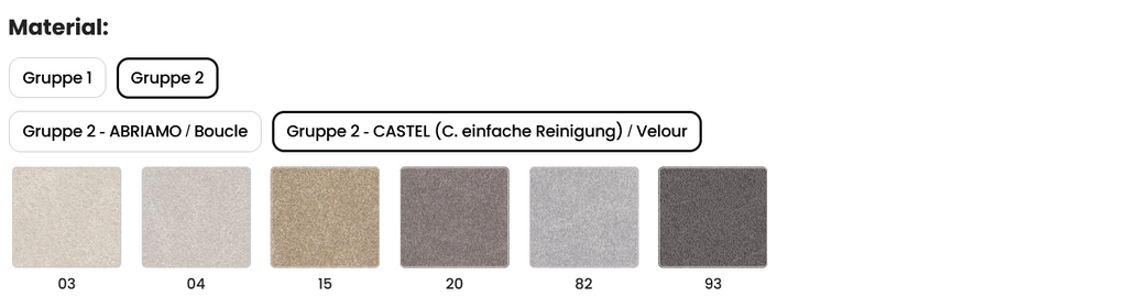 Boxspringbett CAROLINA 140x200cm mit Matratze