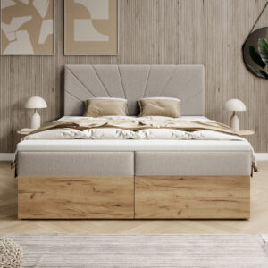 Boxspringbett aus Holz FLORA