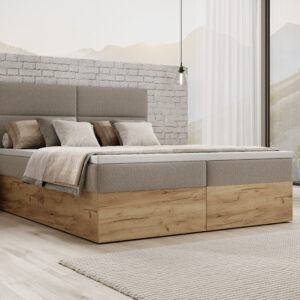 Boxspringbett aus Holz NORA
